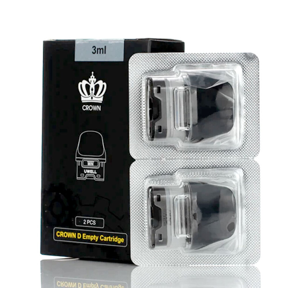 ユーウェル クラウンD Uwell Crown D 空のポッドカートリッジ 3ml (2個/パック)