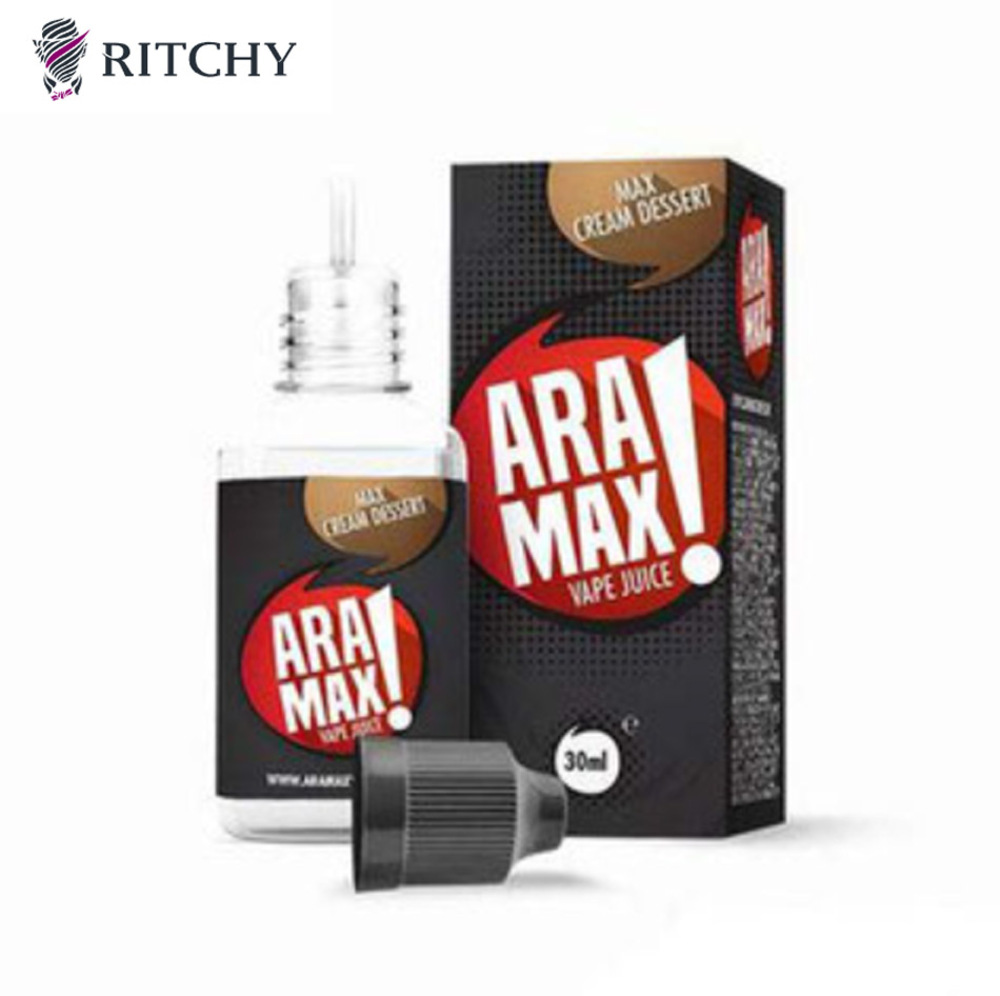 Ritchy社製 Aramax アラマックス リキッド マックスクリームデザート 30ml 0mg 電子タバコ ベイプ