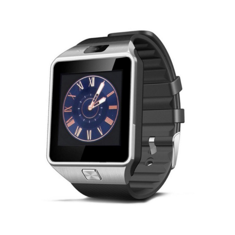 DZ09 スマートウォッチ 腕時計 サポート カメラ付き Bluetooth スマートフォン iPhone Android | シルバー