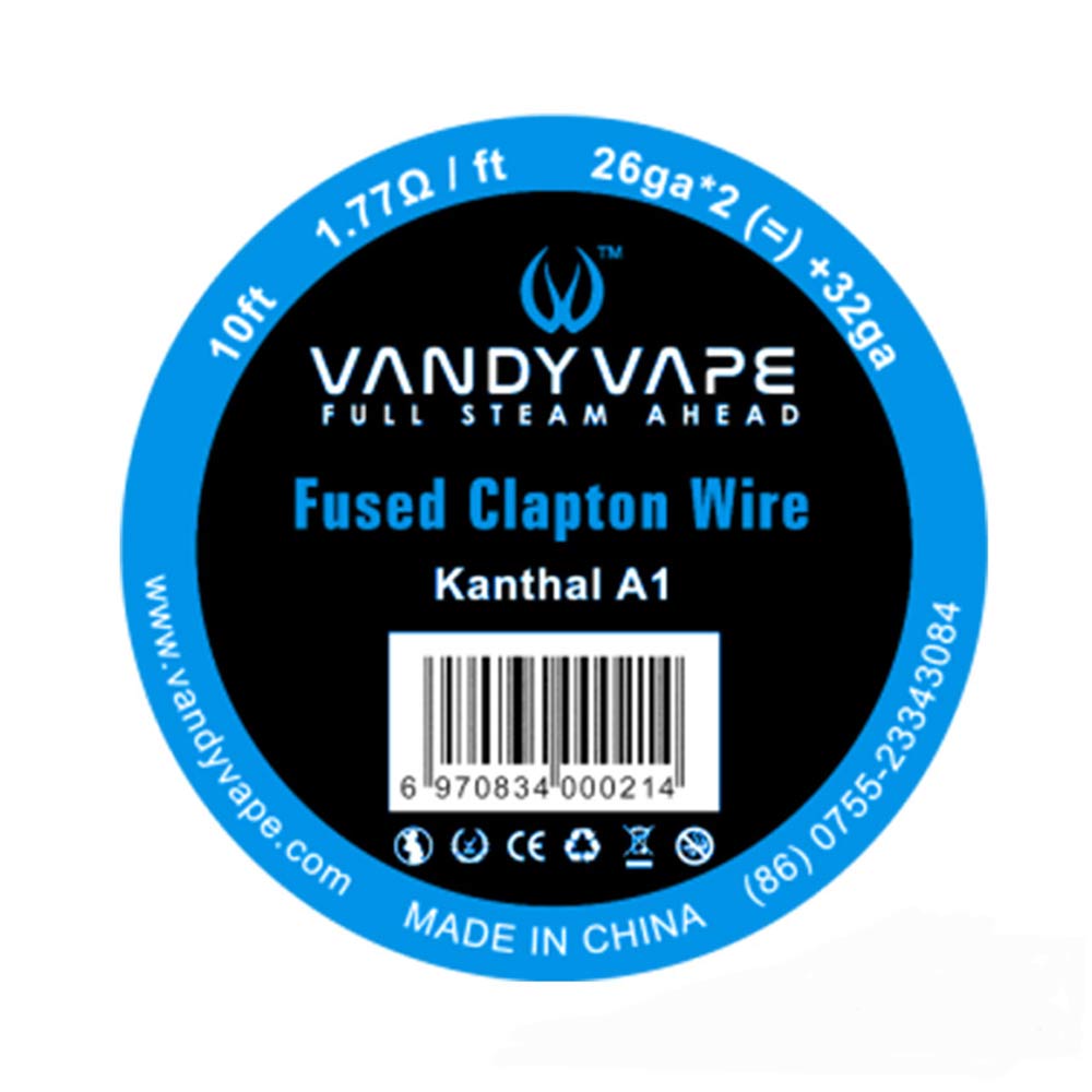 バンディベイプ Vandy Vape　Kanthal A1 Fused Clapton Wire　ワイヤー | 26ga 10フィート