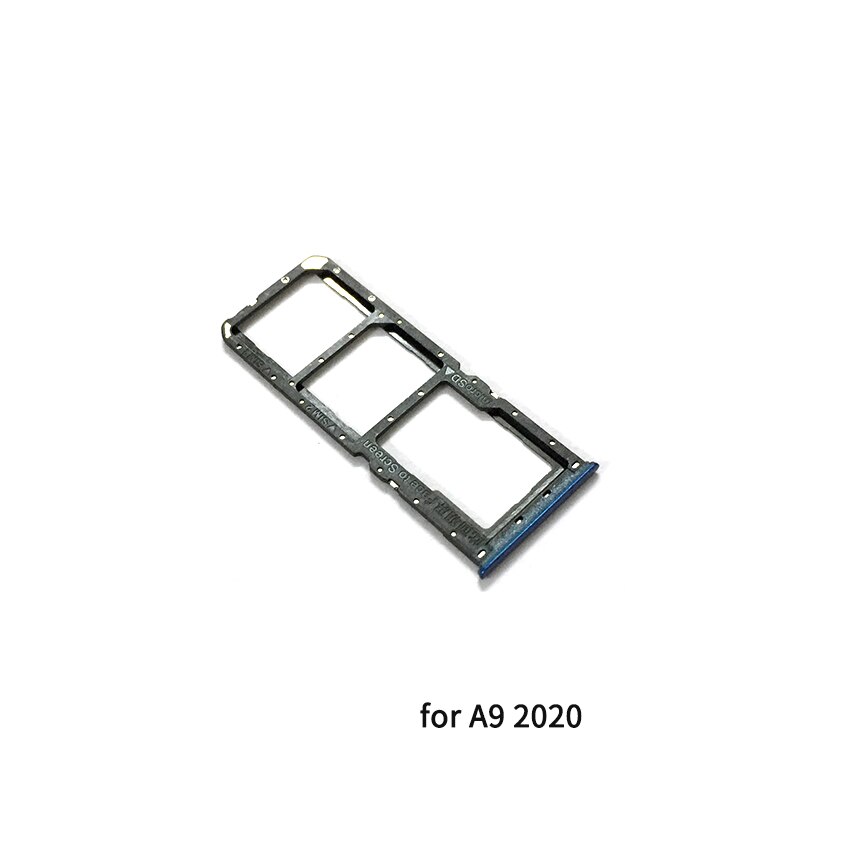 OPPO オッポ A9 2020 SIM シム カード トレイ スロット ホルダー アダプター ソケット 修理 部品 SD | A92020ブルー