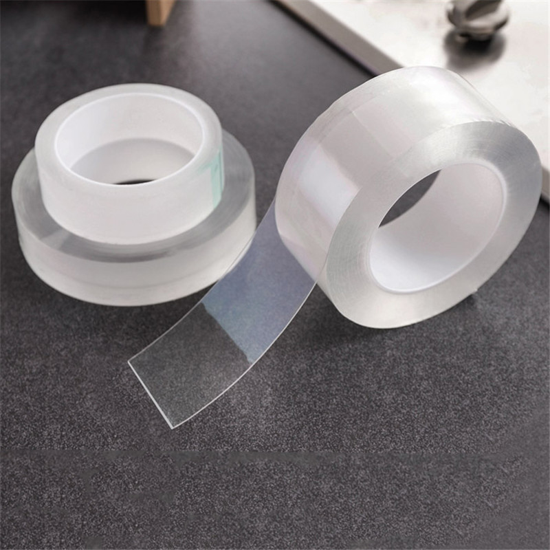 キッチンシンク バスルーム ストリップ透明テープ 防水 ミルデュー 接着プールウォーターシール 強力接着テープ|テープ|  | 25mm-クリア-3M
