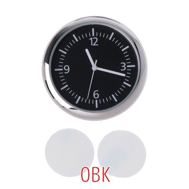 車 アナログ時計 電子時計 ダッシュボード ユニバーサル カークロック スティック SUV 車 夜光 時計  | OBK