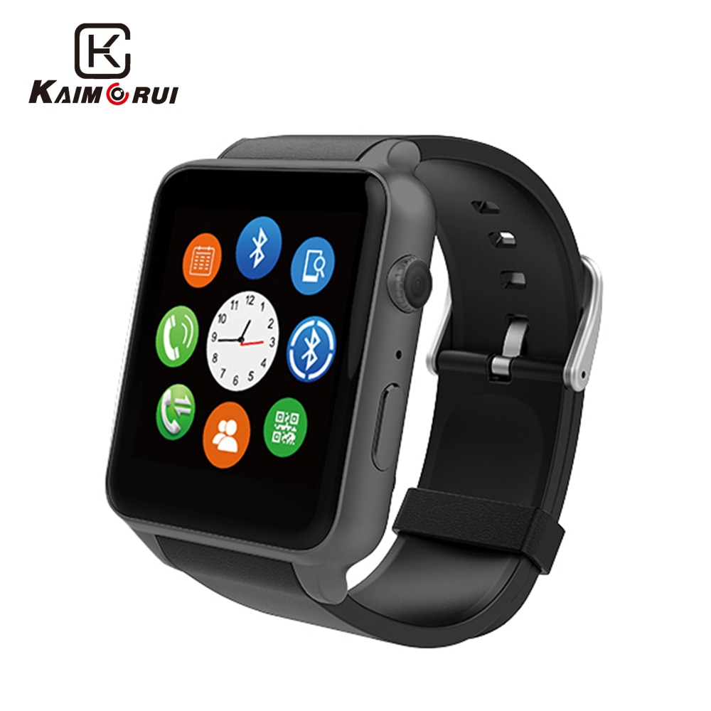 スマート ウォッチ Smart Watch GT88 Bluetooth接続 Android搭載 四角形 歩数/カロリー/防水 腕時計 | カラー:ブラック