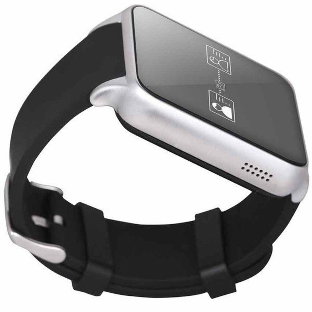 スマート ウォッチ Smart Watch GT88 Bluetooth接続 Android搭載 四角形 歩数/カロリー/防水 腕時計 | カラー:シルバー