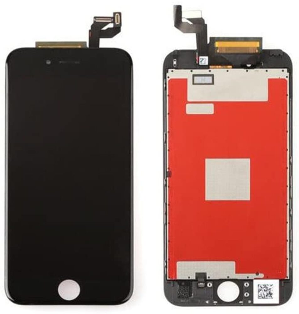 iPhone6s フロント パネル ガラス パネル デジタイザ タッチ パネル LCD液晶セット 専用修理パーツセット付き | カラー:ブラック
