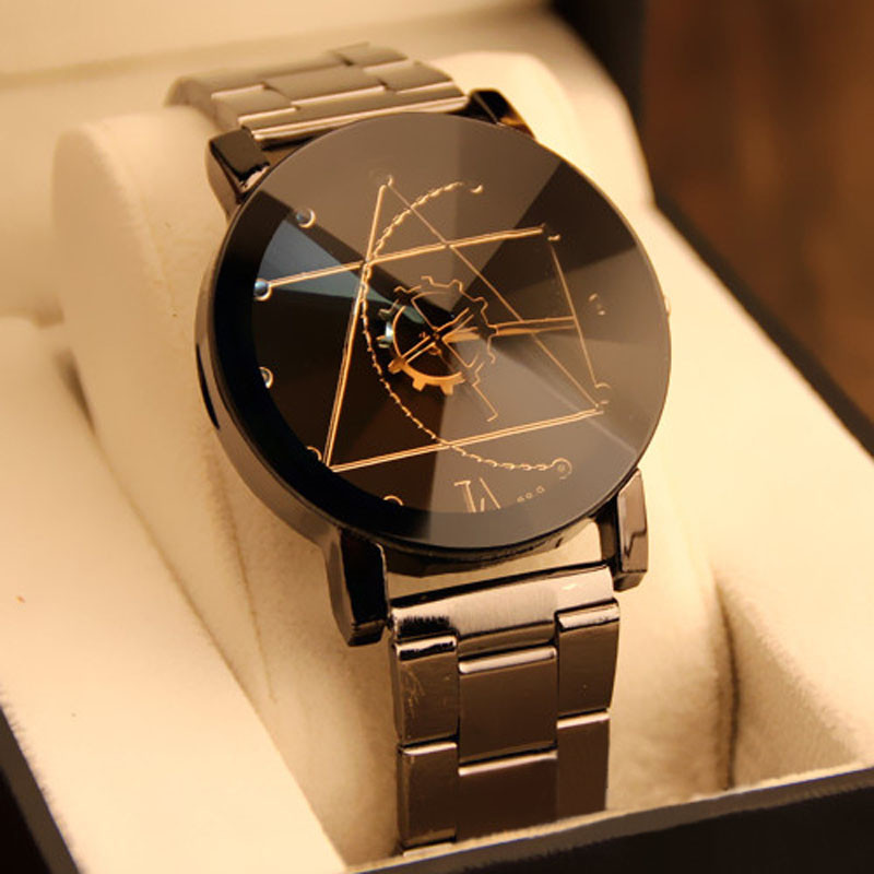 Aimecor ブランド 腕時計 メンズ カジュアル ファッション ビジネスウォッチ クォーツ relogio masculino  | ブラック