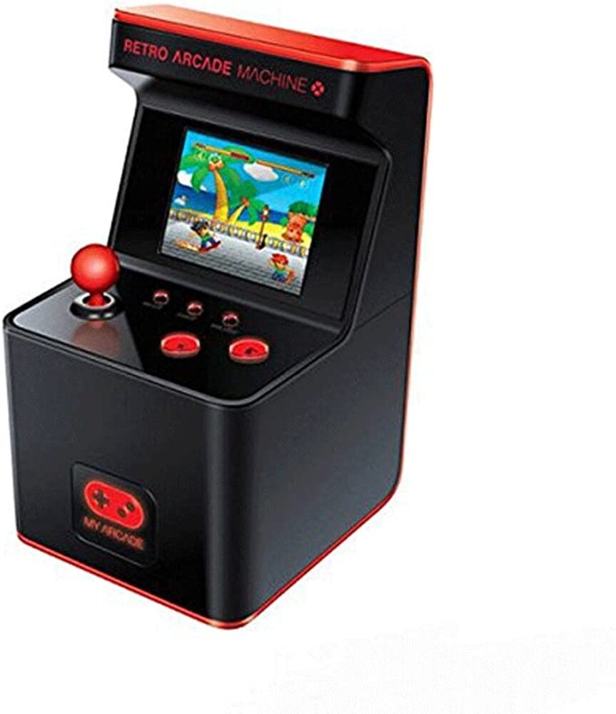 ミニ アーケードマシン アップライト筐体型ポータブルゲーム機 レトロゲーム オリジナルゲーム300種類