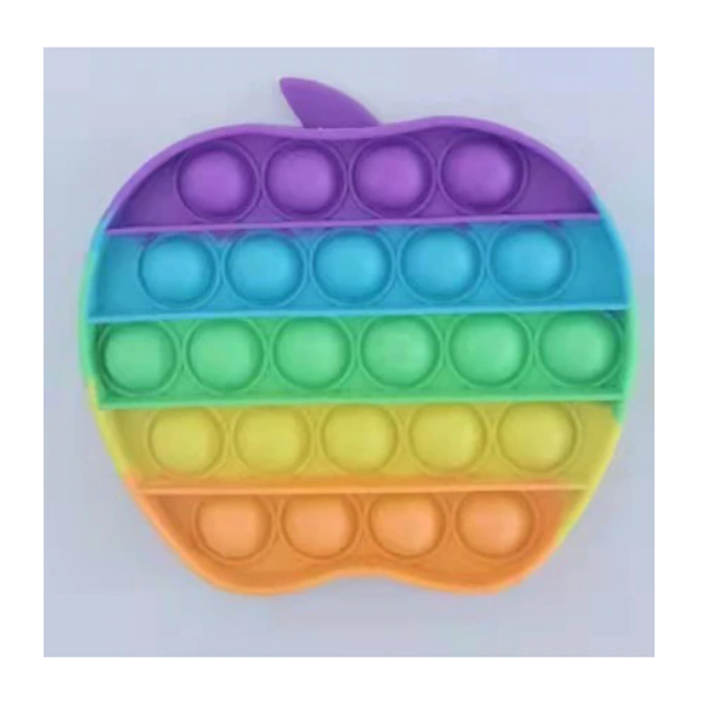 POP IT ストレス解消 プッシュポップバブル ホップイット ストレス発散 知育玩具 子供大人兼用 無限プチプチ | リンゴ