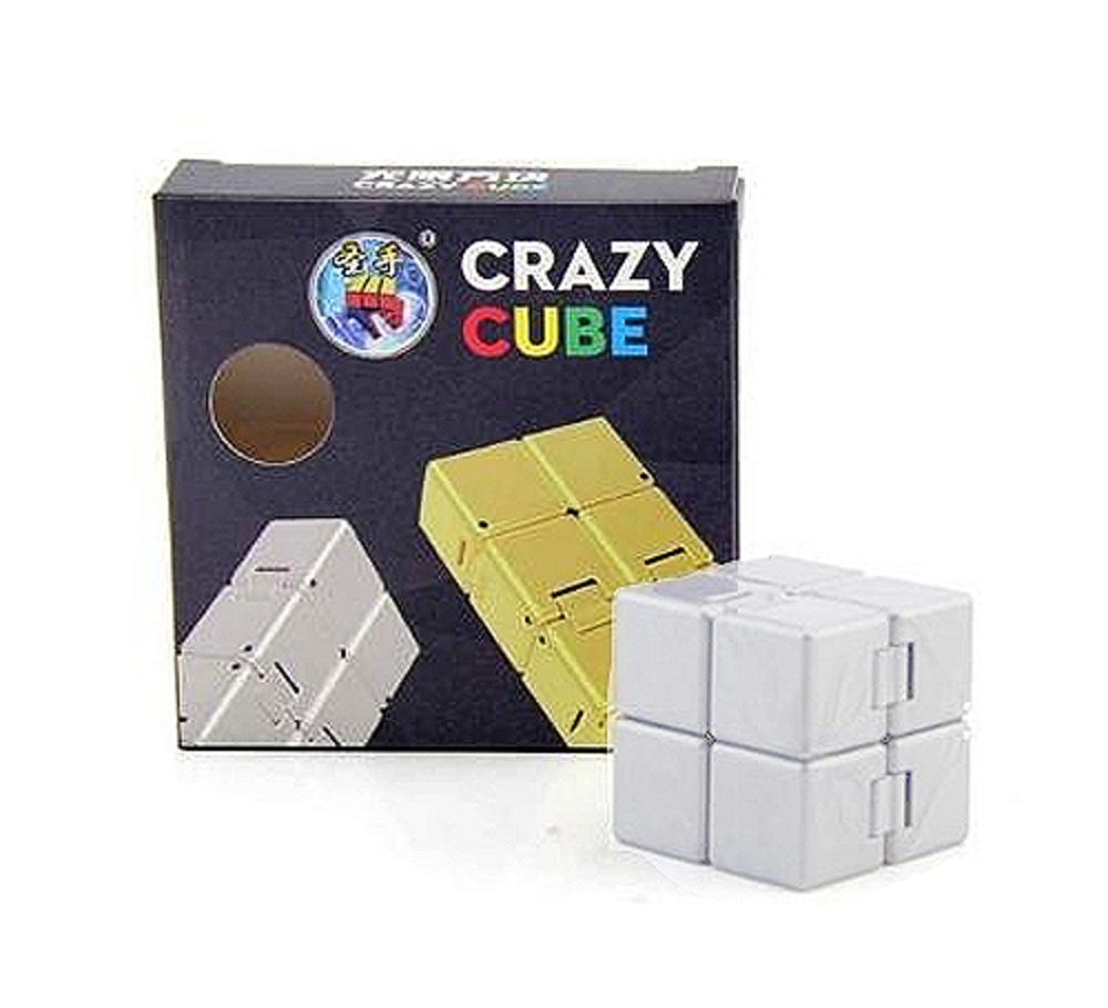 無限キューブ インフィニティキューブ CRAZYCUBE おもちゃ 子供 立体パズル 教育玩具  2x2x2 | ホワイト