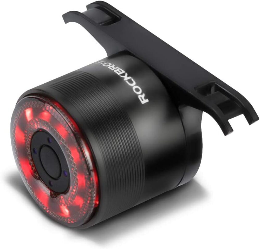 Rockbros 自転車 マウンテンバイク テール ライト 安全 警告灯 防水 7色 LED USB充電 アクセサリー
