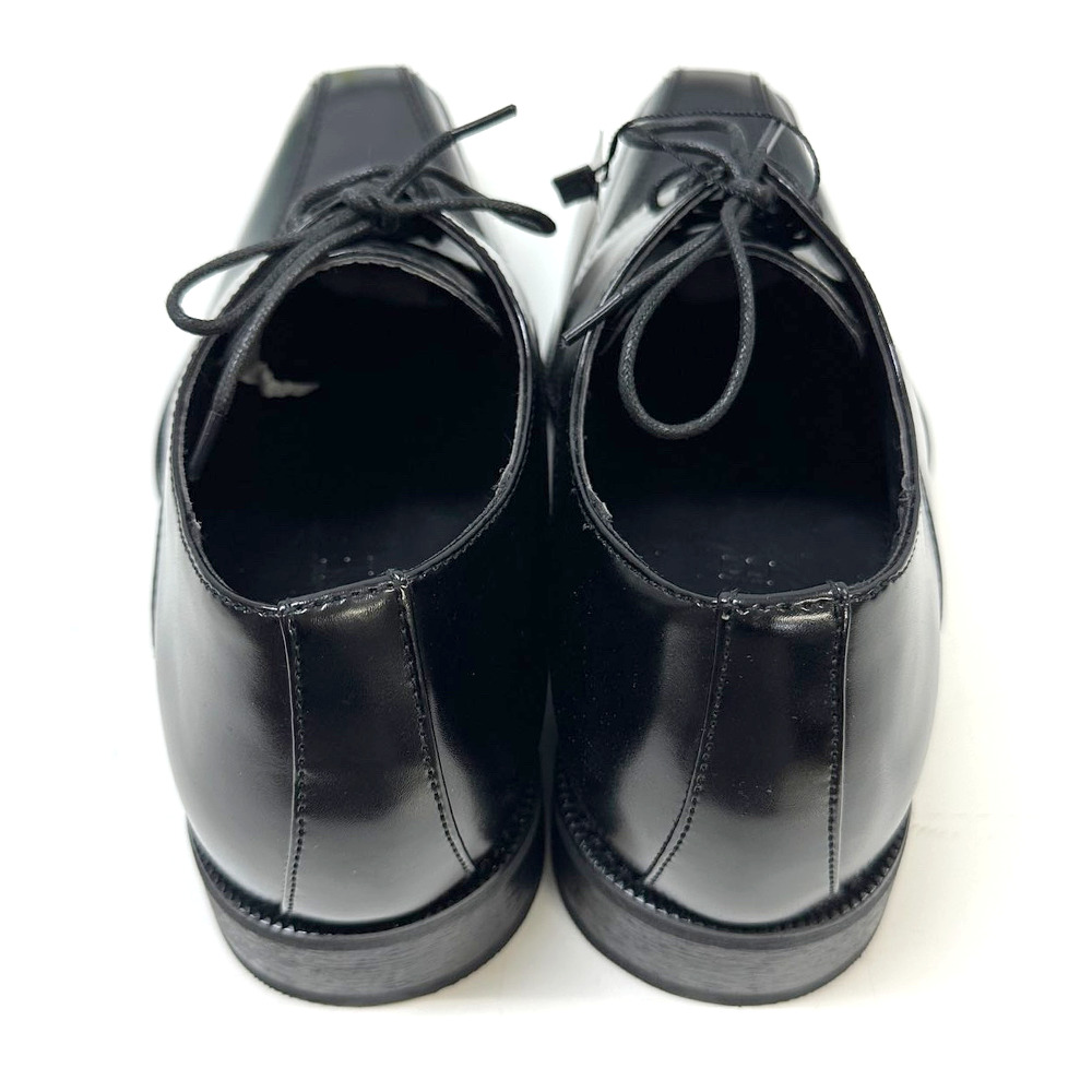 だま屋 シークレットシューズ ビジネスシューズ 底3.5㎝ 革靴 メンズシューズ 身長アップ 背が高くなる靴 軽量 高級 かっこいい 黒27㎝