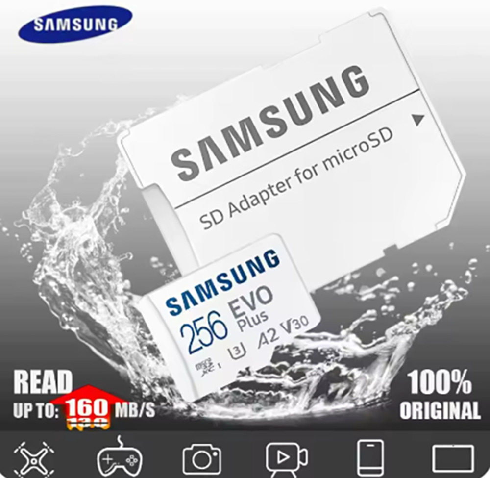 SAMSUNG サムスン microSDXC 256GB マイクロ microsdカード EVO Plus 