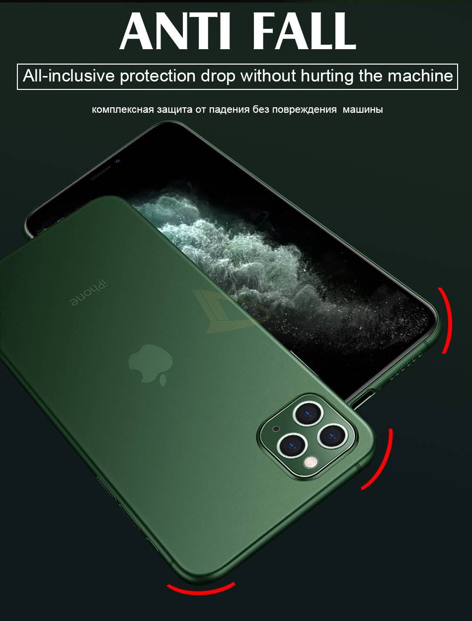  iphone11 超薄型 耐衝撃ケース  ブラック - 画像2