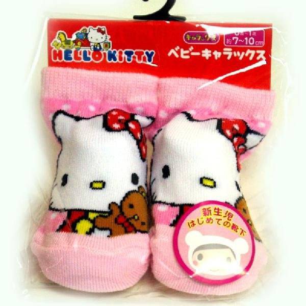 サイズ キャラクターグッズ　プレゼント ハローキティ ベビーソックス 展グッズ 赤ちゃん用靴下 ベビーキャラックス  