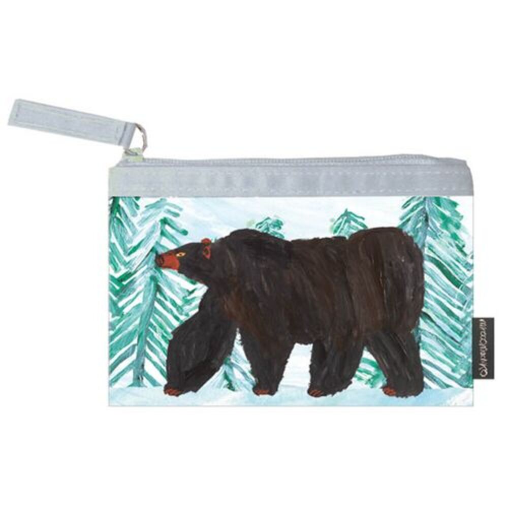 ミロコマチコ クリアポーチ クマ Sサイズ ミニポーチ フラットポーチ mirocomachi くま