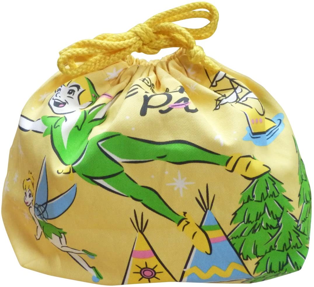 お弁当袋 ピーターパン ランチ巾着 お弁当箱入れ バッグ きんちゃく袋 ランチケース ディズニー かわいい おしゃれ - 画像3