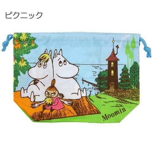 ムーミン ランチ巾着 ピクニック MMKN872 - 画像1