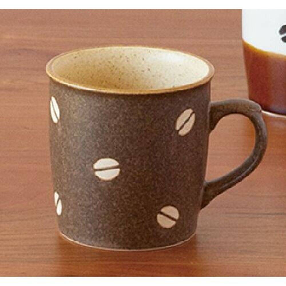 美濃焼 日本製 マグカップ コーヒーカップ コーヒー豆 ビーンズ おしゃれ カフェ イン  ココア