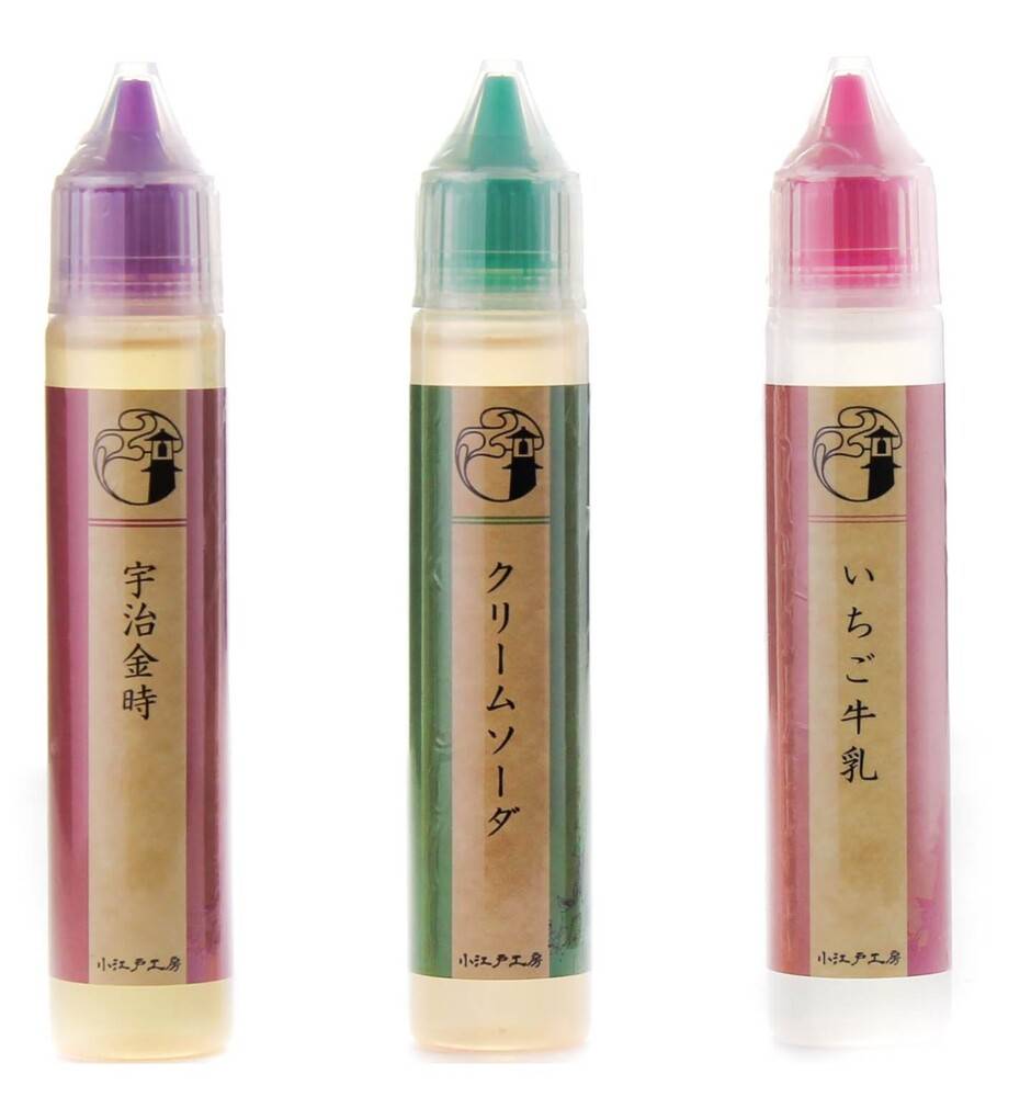 国産リキッド 電子タバコ用 小江戸工房 30ml デザート系 スイーツ 抹茶 宇治金時