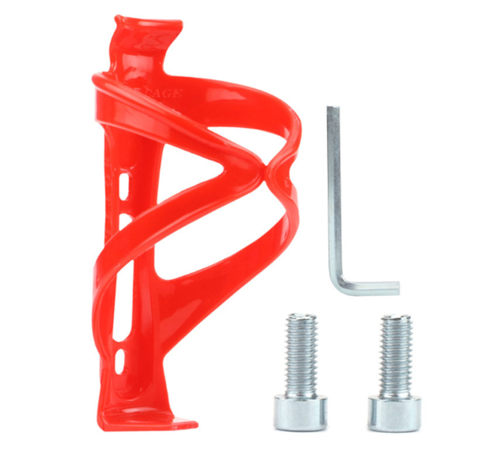 自転車用 ペットボトルホルダー ドリンクホルダー マウンテンバイク サイクリング ボトル  レッド