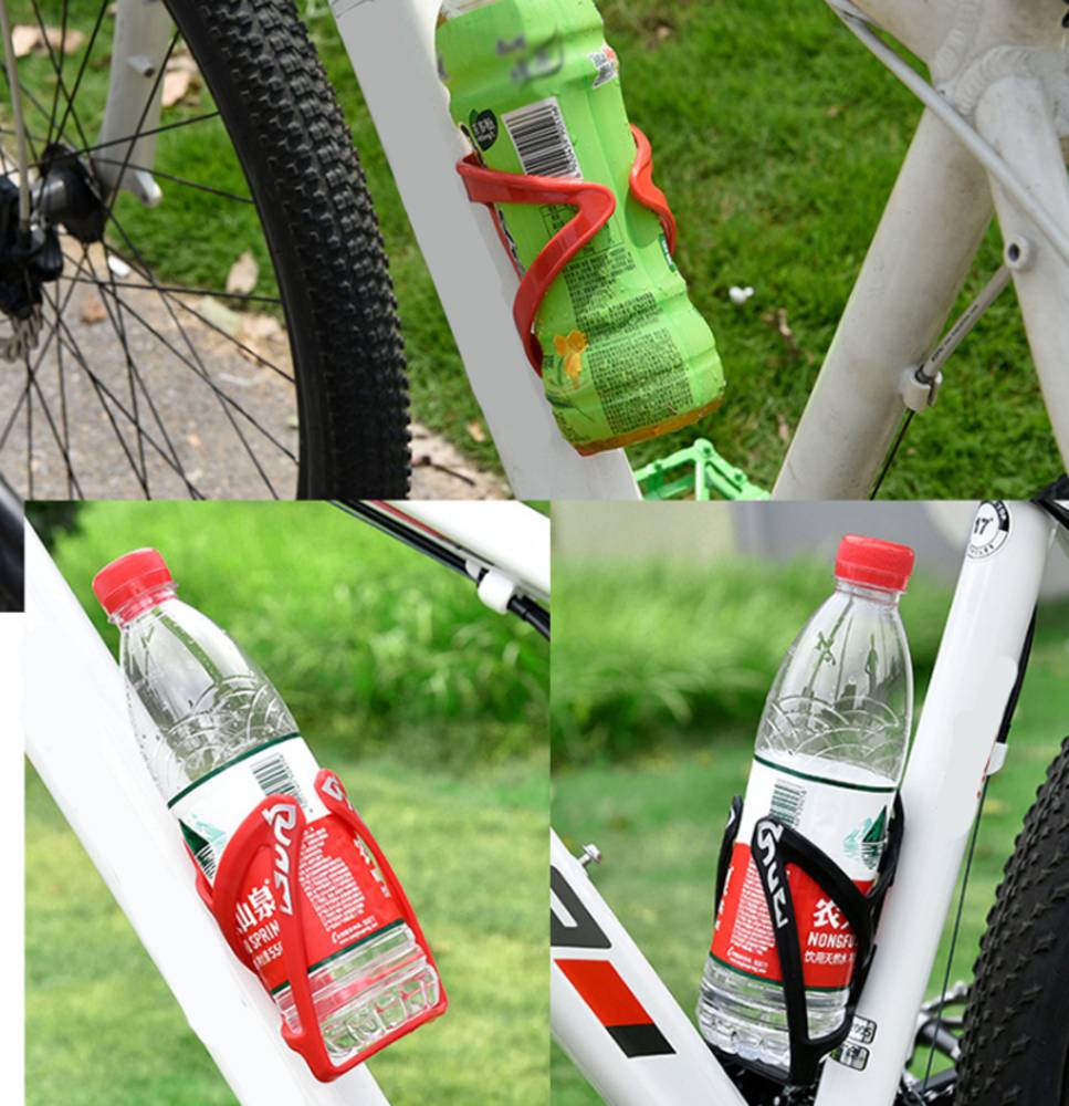 自転車用 ペットボトルホルダー ドリンクホルダー マウンテンバイク サイクリング ボトル  レッド - 画像5