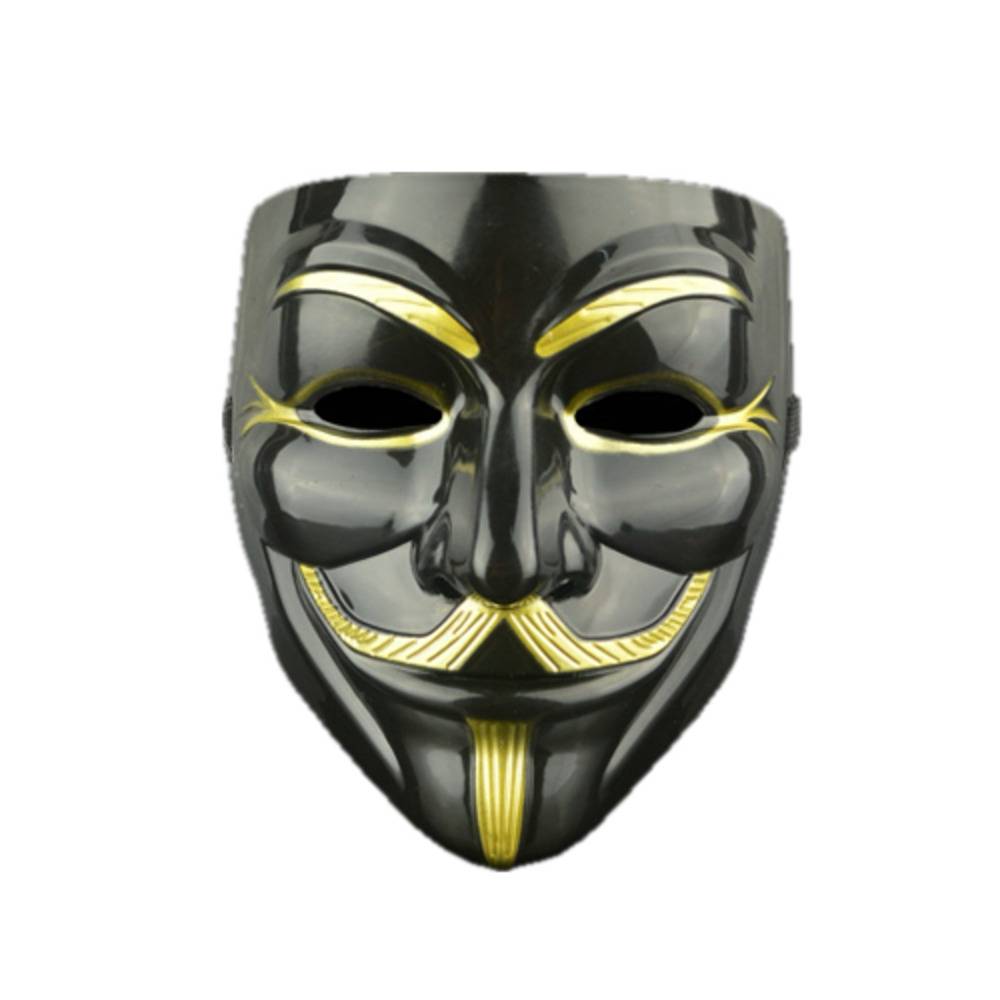 アノニマス 仮面 マスク 怪盗  お面 コスプレ Vフォーヴェンデッタ イベント ハロウィン 仮装   黒