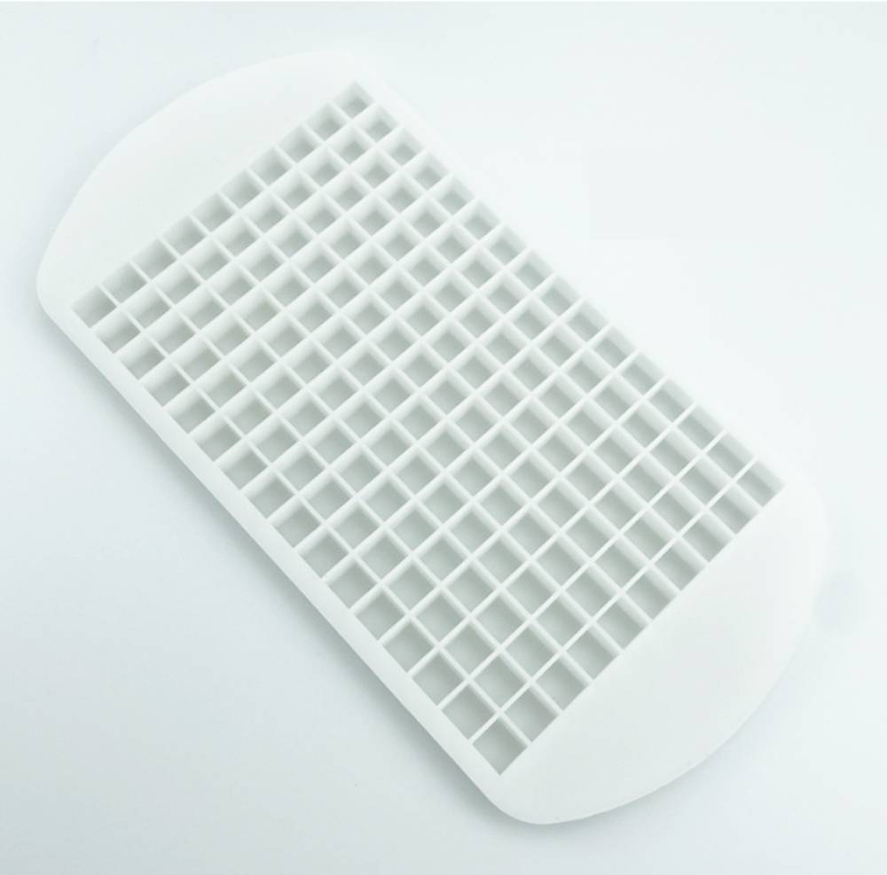 製氷皿 アイス キューブ トレイ 冷凍庫 160個 ウィスキー カクテル シリコンモール  クリア