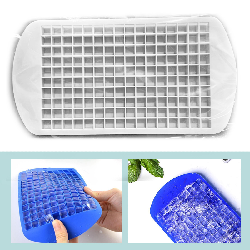 製氷皿 160個 小粒 ミニアイス キューブ 取り出しやすい 四角 コーラ 炭酸飲料 ドリンク  白