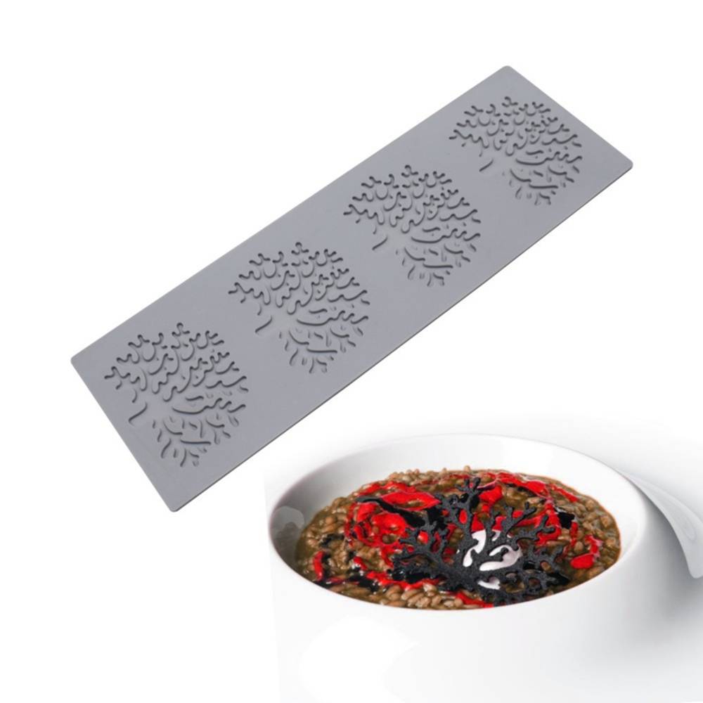 シリコンモールド レースフォンダン ケーキデコレーション 5点セット デザート 洋菓子 バレンタイン  - 画像3