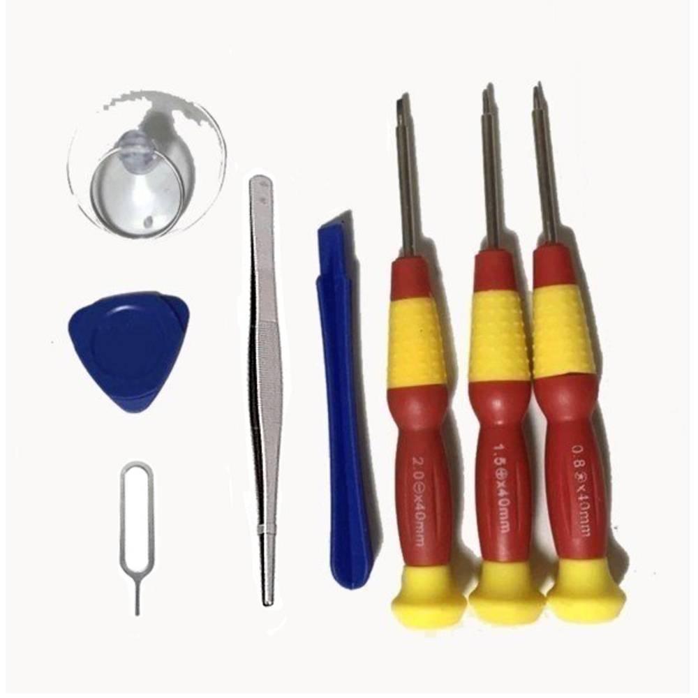 iPhone6s フロントパネル ガラス タッチパネル 修理パーツ 工具セット ホワイト カラー:ホワイト - 画像2