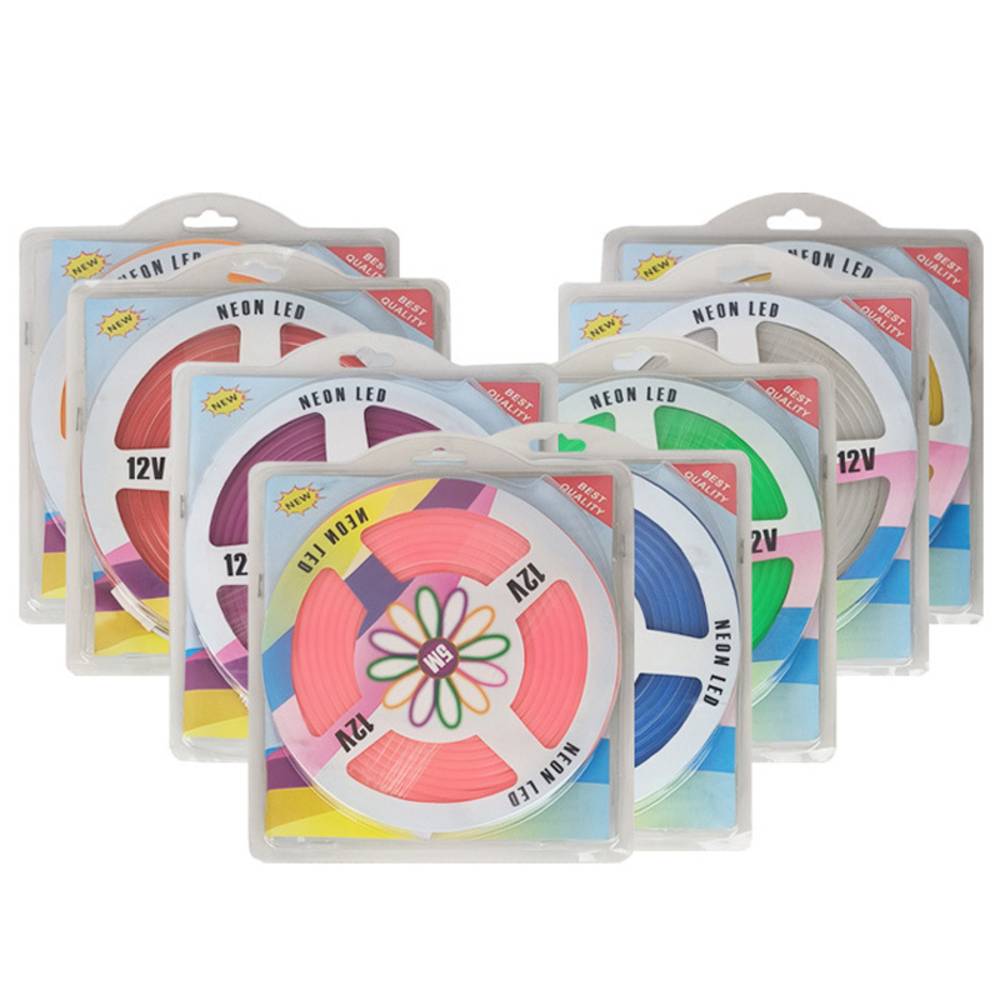 DIY ライト 防水 テープ 照明 5m 看板 イルミネーション ネオン 配線不要 LE  ピンク - 画像9