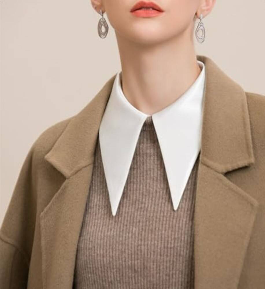 レディース フリル つけ襟 おしゃれ セーター スウェット ブラウス アクセサリー  - 画像2