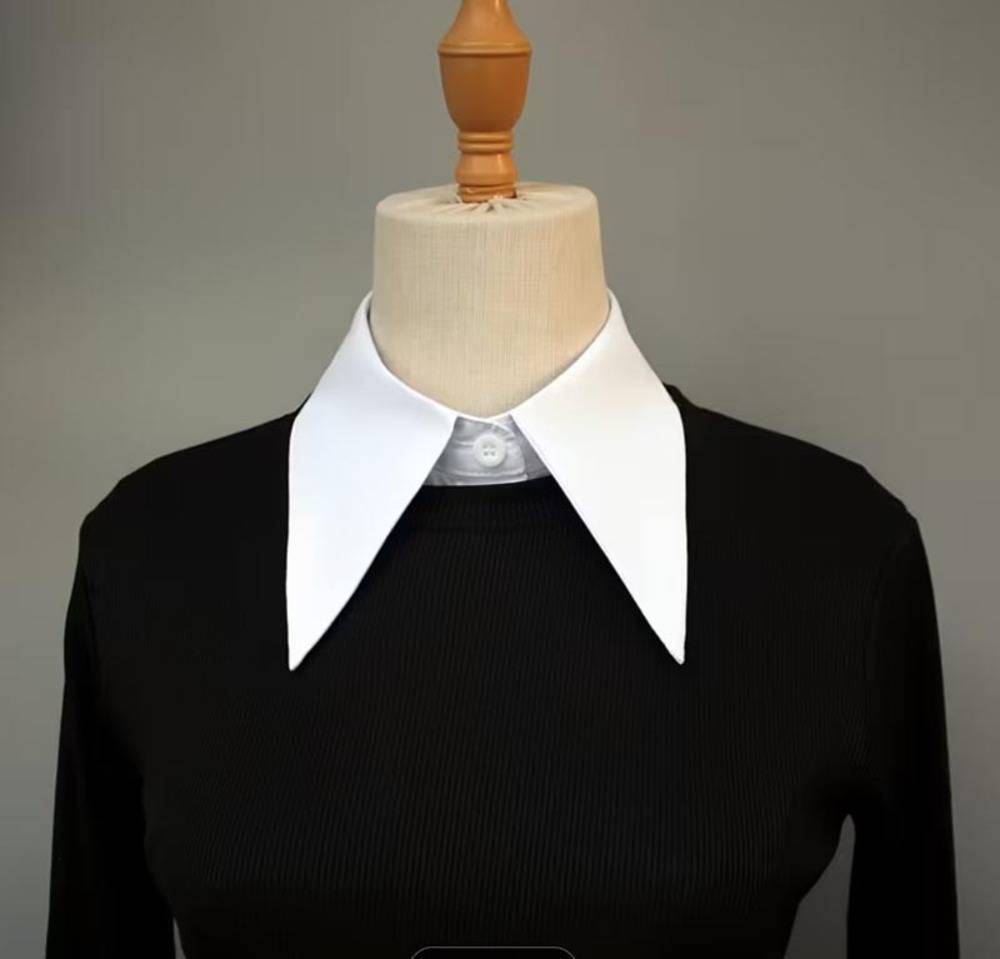 レディース フリル つけ襟 おしゃれ セーター スウェット ブラウス アクセサリー  - 画像4