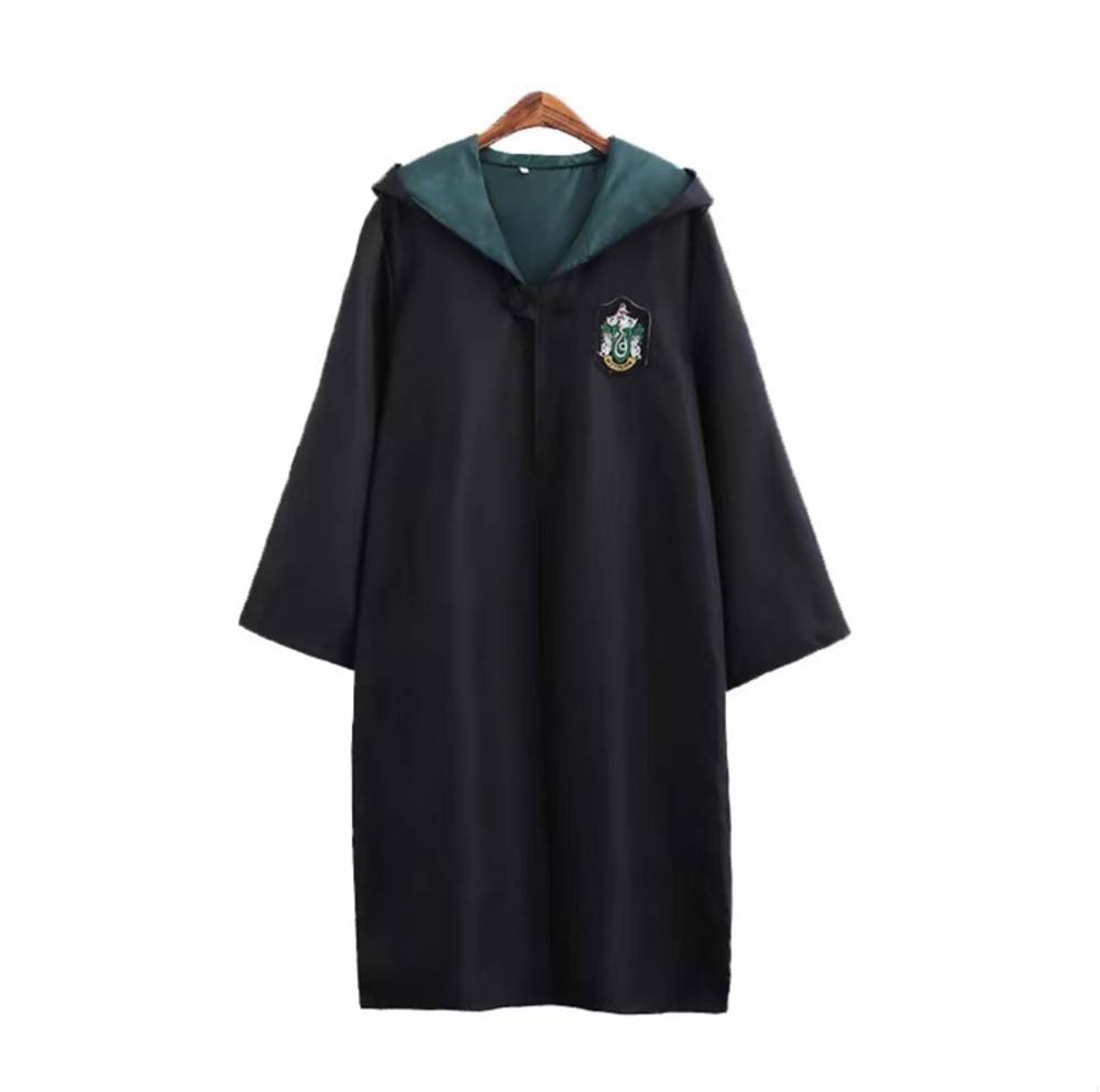 ハリーポッター 子供用 コスプレ 4点セット ローブ 帽子 ネクタイ マフラ 道具 クリスマス  - 画像2