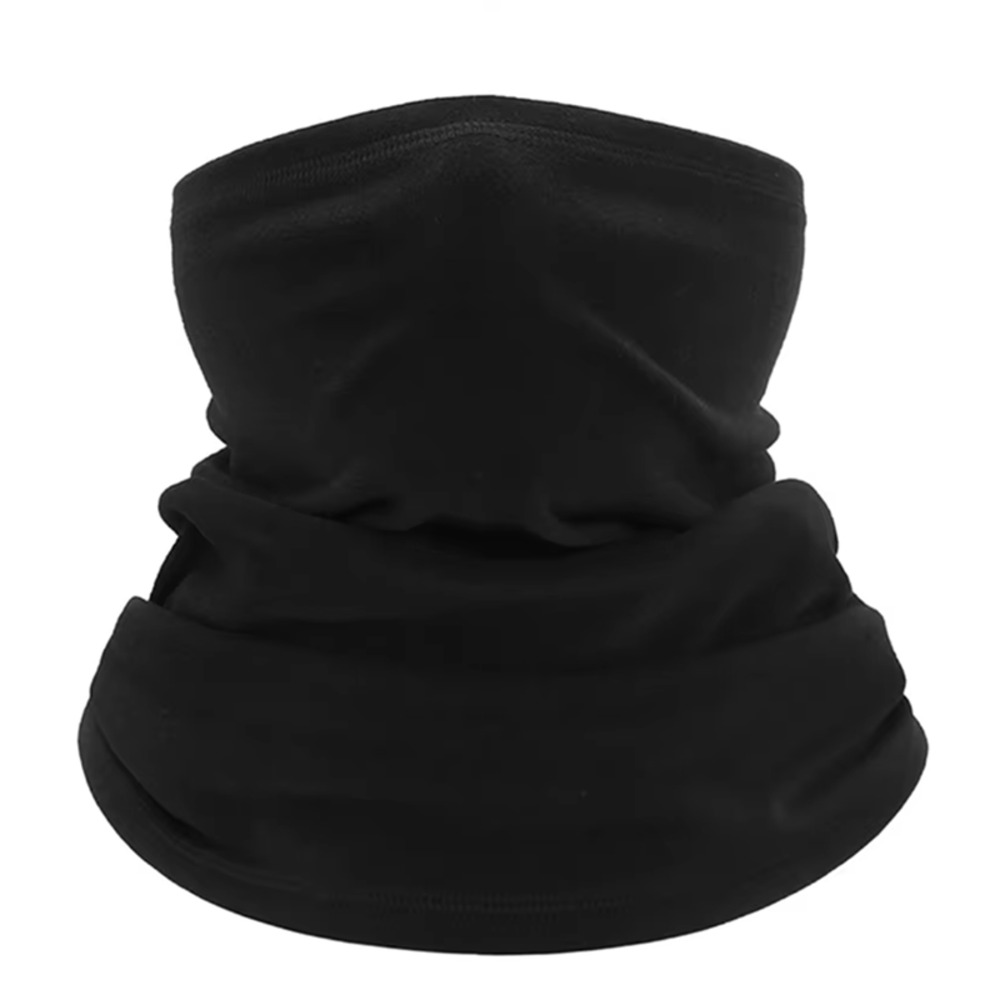 フェイスマスク ネックウォーマー バンダナ スヌード スノーボード スキー 登山 雪 冬 防寒 スカ  黒