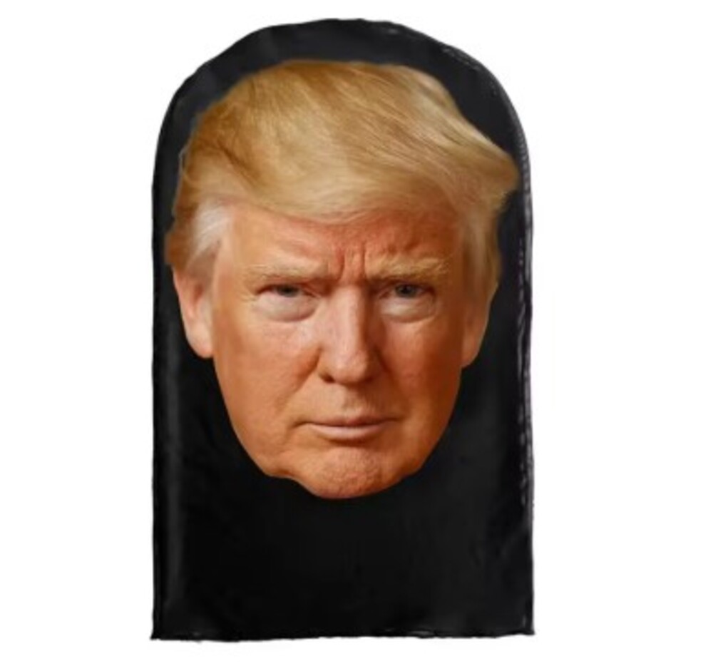 面白い3Dフェイス プリントマスク 仮面 メッシュ 通気性 コスプレ 被り物   トランプ01