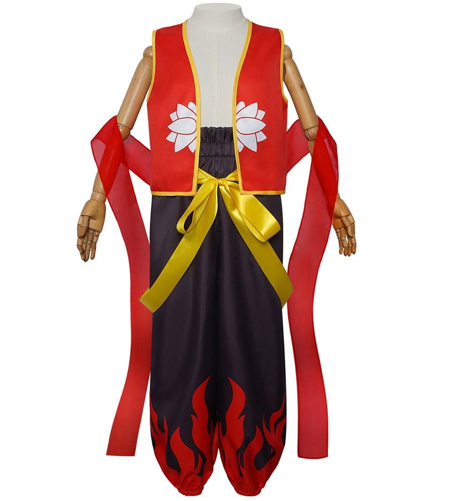 ナタ コスプレ マスク付き 衣装 大人 子供 キッズ ハロウィン 映画 魔童の大暴れ アニメ   - 画像3