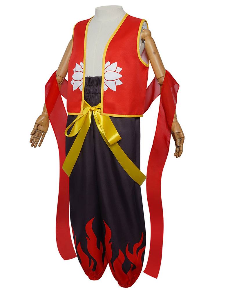 ナタ コスプレ マスク付き 衣装 大人 子供 キッズ ハロウィン 映画 魔童の大暴れ アニメ   - 画像4