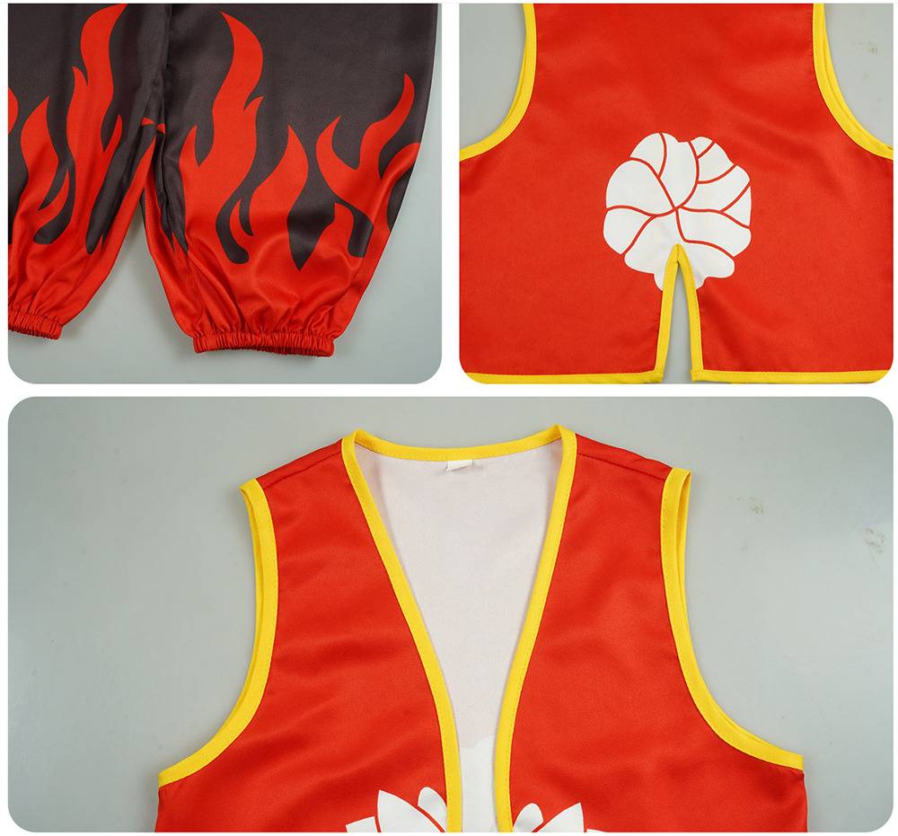 ナタ コスプレ マスク付き 衣装 大人 子供 キッズ ハロウィン 映画 魔童の大暴れ アニメ   - 画像6