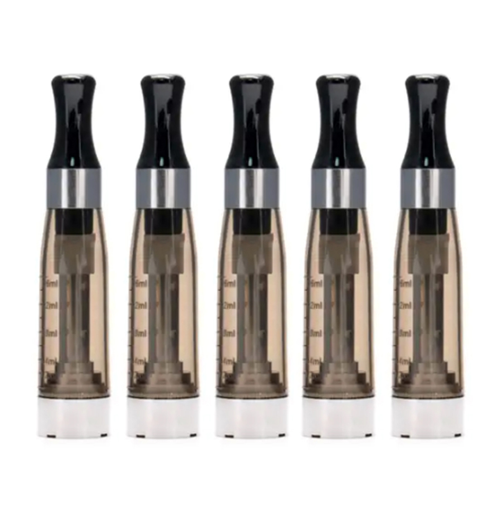 アトマイザー 交換用 カートリッジ x6 ce4 CE5+ 電子タバコ コイル交換可能  ブラック