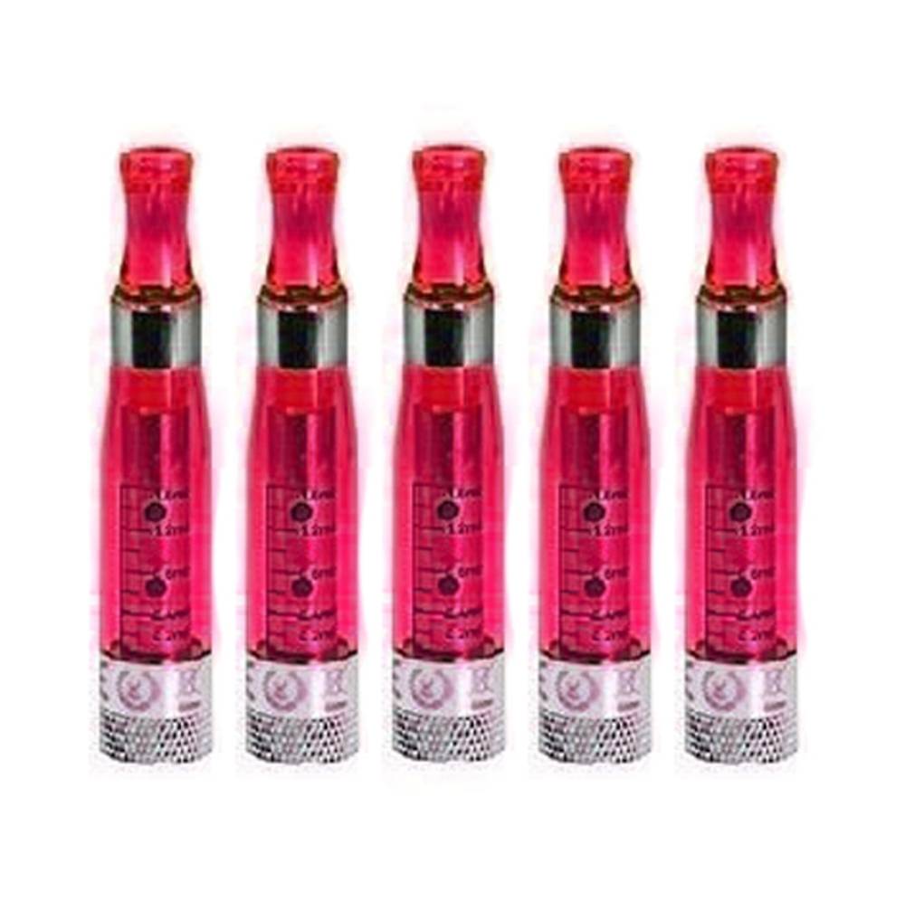 アトマイザー 交換用 カートリッジ x6 ce4 CE5+ 電子タバコ コイル交換可能 レッド