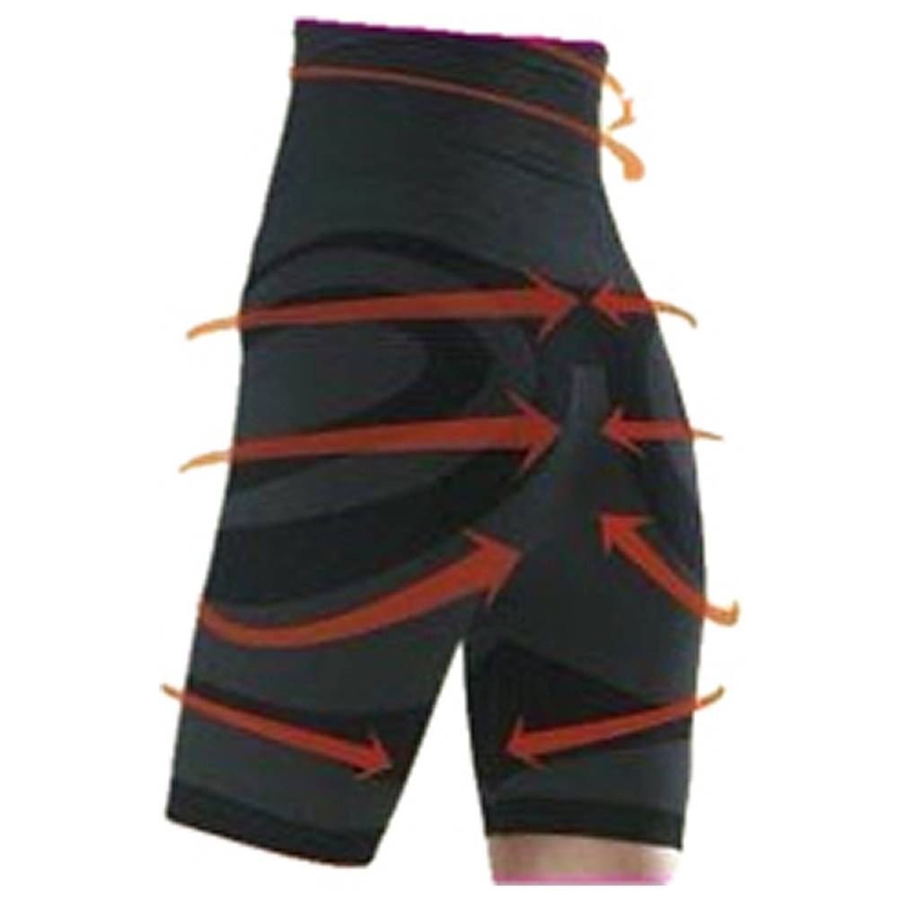 ハイウエスト 骨盤 スパッツ 補正下着 ガードル 産後 引き締め  ベージュM