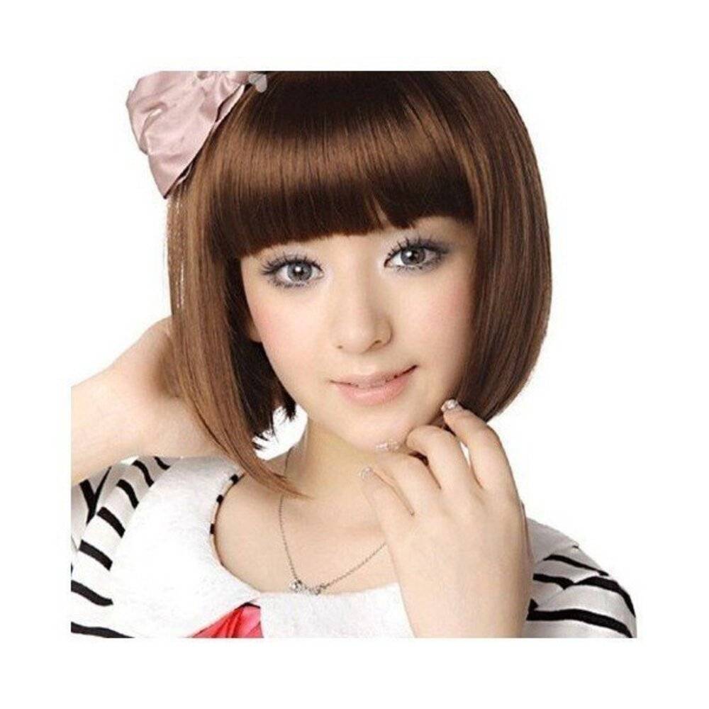 レディース ウィッグ 茶髪 ショートボブ かつら レディース ボブ ショート  - 画像1
