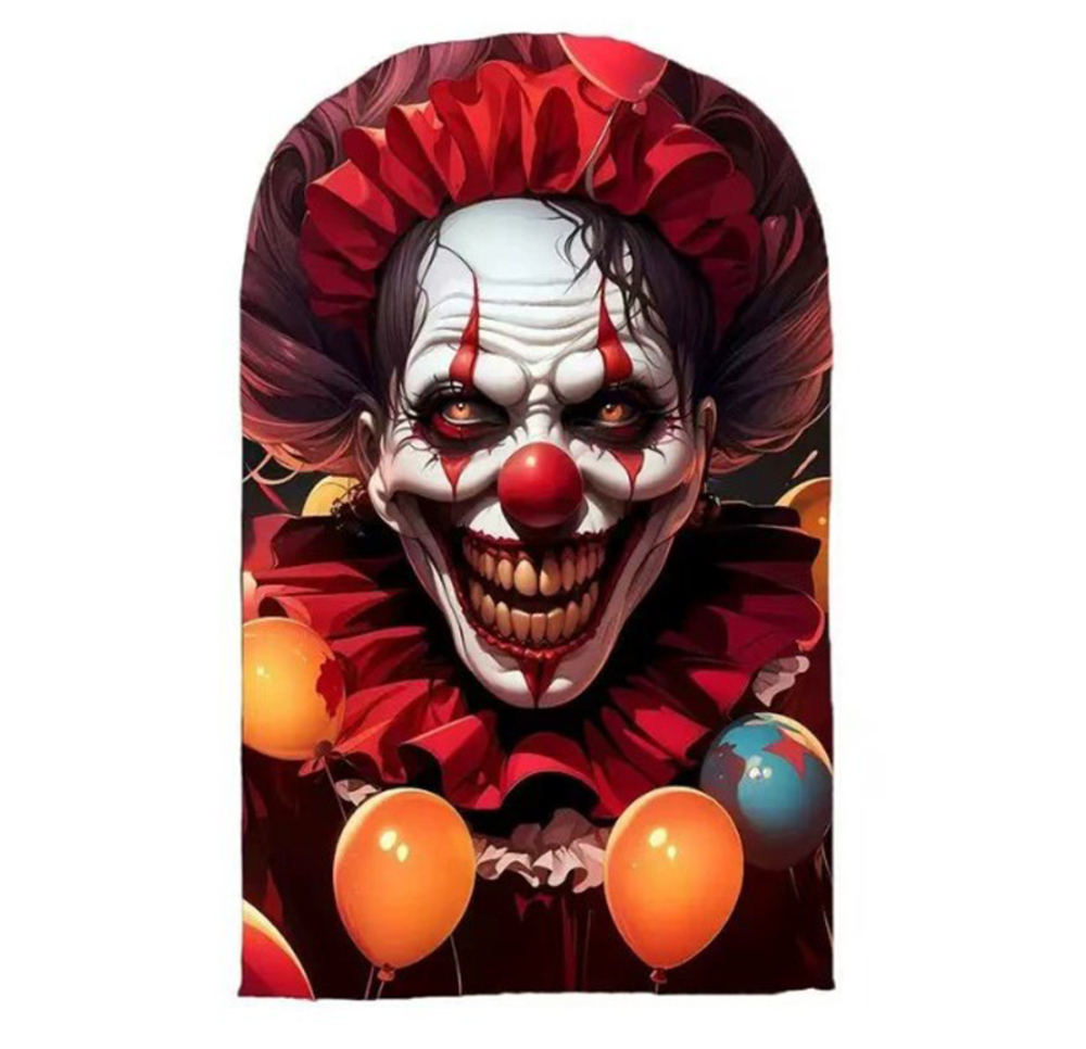 ハロウィン 3D仮面 ホラー 被り物 鬼 フェイス プリントマスク メッシュ コスプレ ジョーカー
