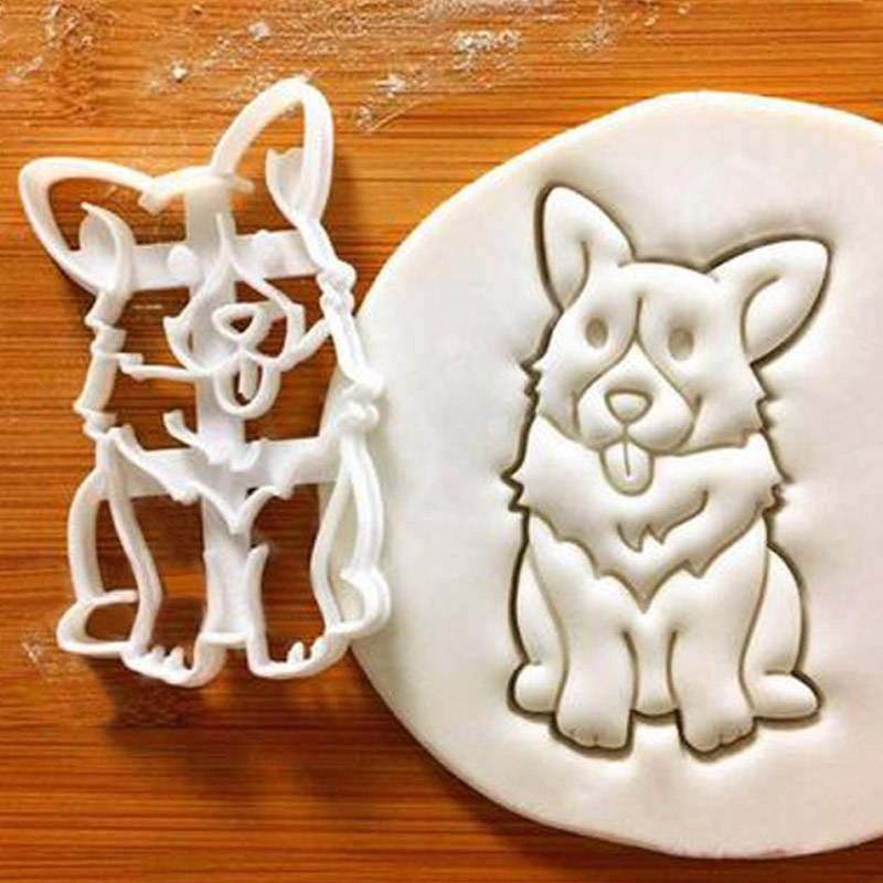 クッキー型 3種類セット コーギー 犬 クッキー型 かわいい お菓子作り バレンタイン 耐熱 DIY デコレーションツール クッキー抜き型 台所用品 - 画像2