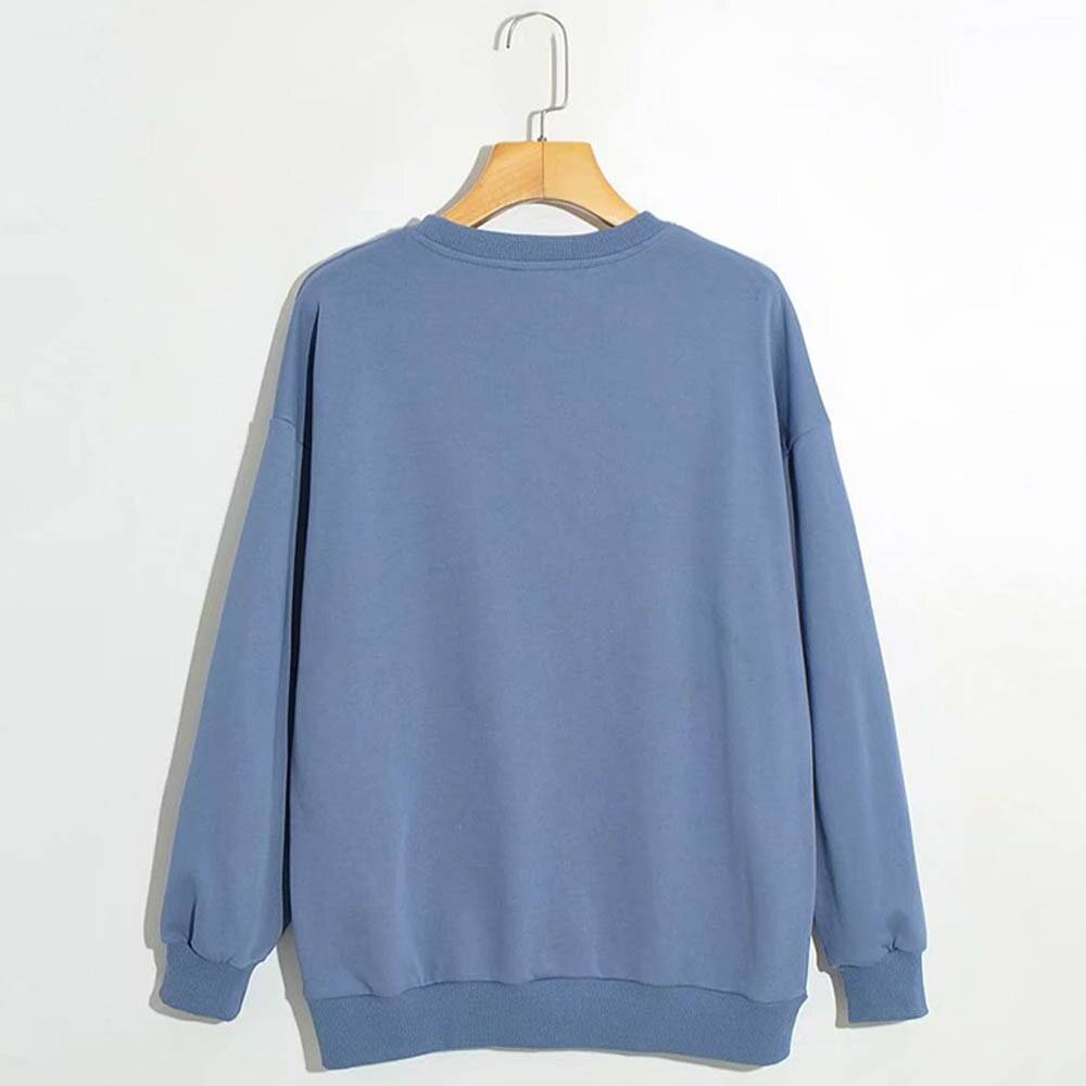 Sサイズ ブルー プリント 長袖 トップス スウェット トレーナー ディズニー ダンボ ディズニー  - 画像2