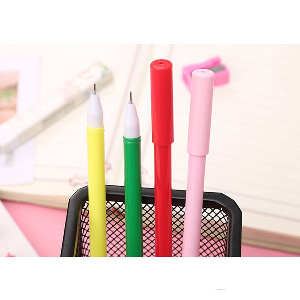 フルーツ キャラクター ボールペン セット 3本 ジェルペン 韓国 かわいい オ  3本セット - 画像5