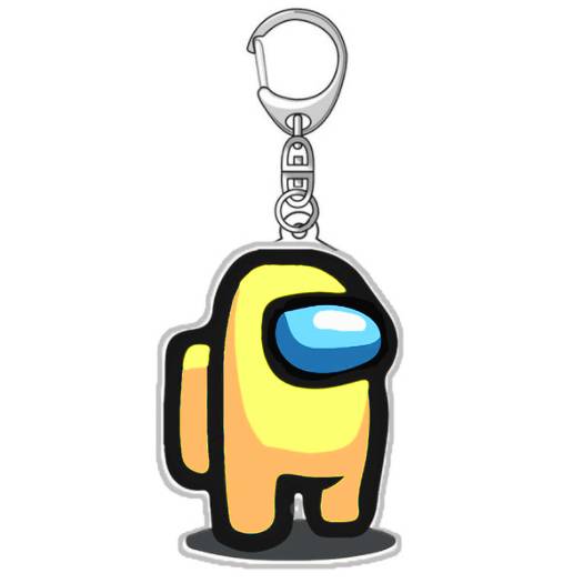 Among Us キーホルダー グッズ アクリル 宇宙人狼 カラフル ギフト キー ホルダー 装飾 アクセサリー キーリング アマングアス アマンガス アモングアス - 画像1