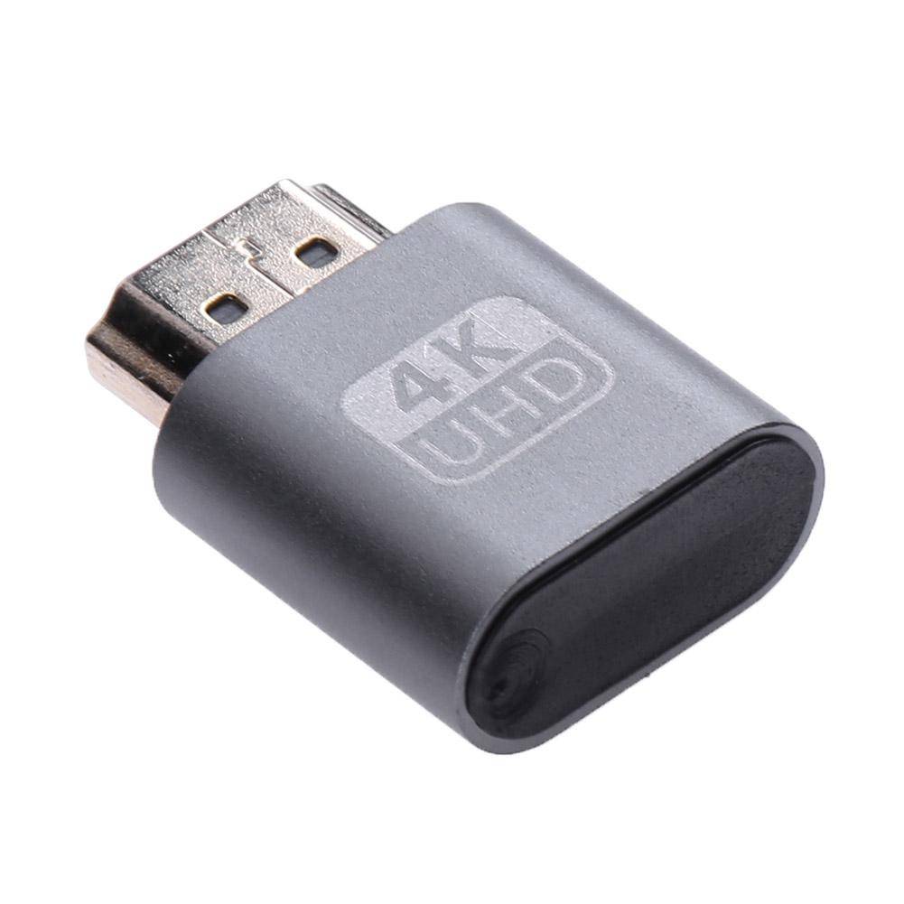 ビットコイン マイニング グラフィック用 HDMIダミー アダプター USB HDMI互換-1個グレー - 画像4